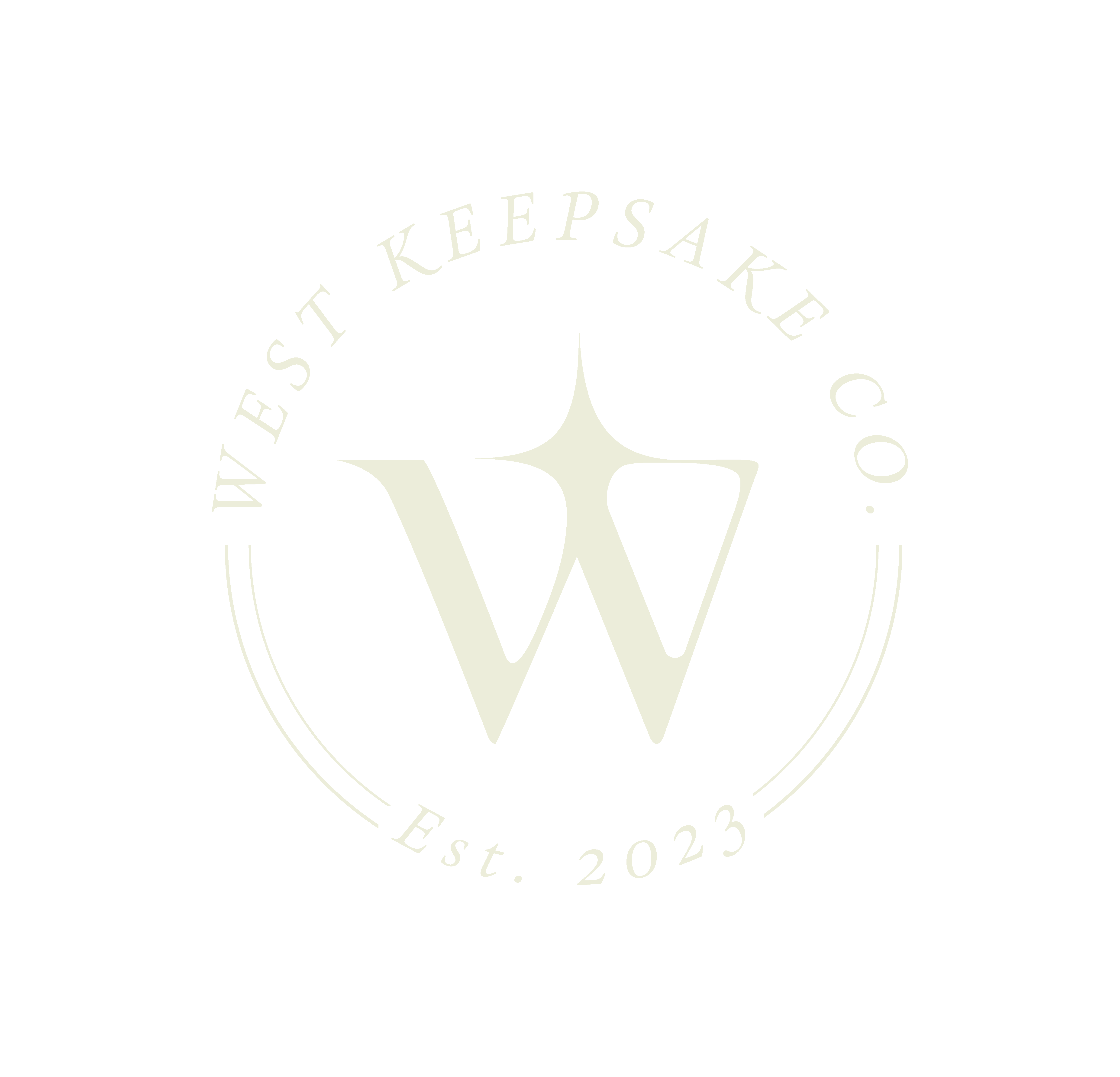 See through West Keepsake Co logo.